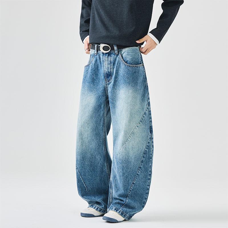 

Мужские модные джинсы широкого кроя - Осенняя коллекция 2XL синий