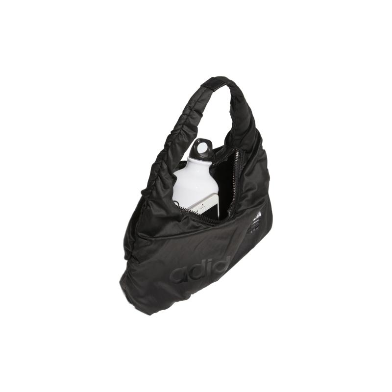 Adidas Satin Cloud Bag Sports Crossbody Bag Handbag Small Size Women's Black Adidas IX5254