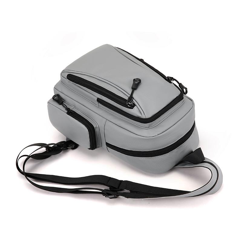 Men's Backpack and Chest Bag 2 In 1 Fashion Small Black Shoulder School Bag for Man Designer Waterproof Sports Travel Bag