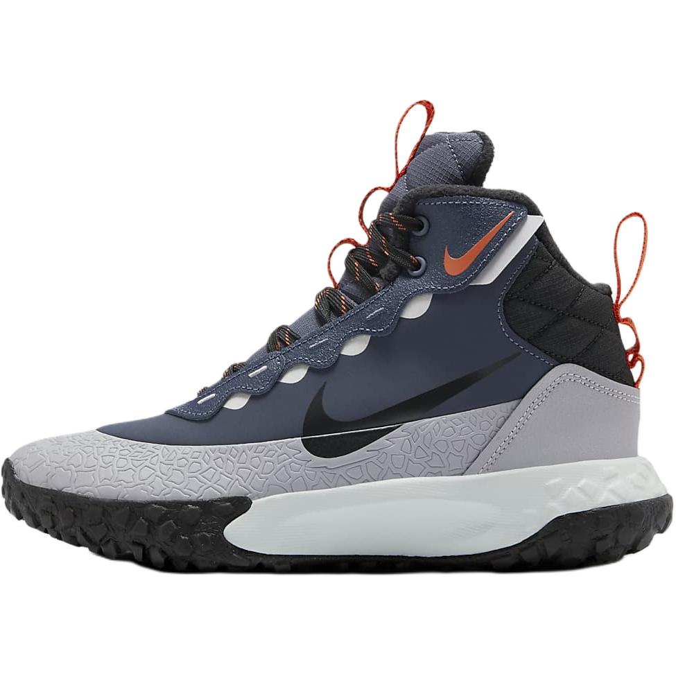 

New Nike Anti-Slip Wear-Resistant Mid-Top Children s Basketball Shoes Blue Gray Teenagers FV4173-400 36