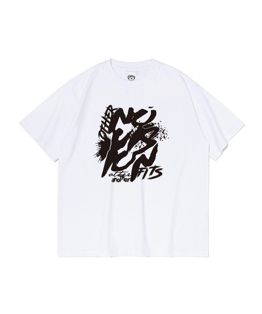 OTHERFITS Unrest Brush Short Sleeve T-Shirt (White)