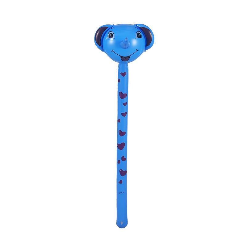 Cartoon Animal Inflatable Giraffe Stick Balloon Toy for Children