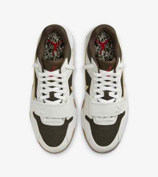FZ8117-100 Travis Scott Nike Jordan Jumpman Jack TR Sail and Dark Mocha (Men's)