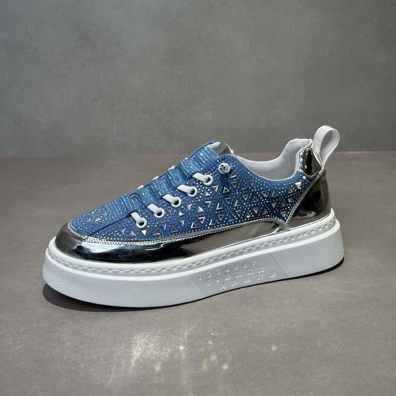 Hot Diamond Board Shoes New Comfortable Breathable Cloth Surface Soft Sole Casual Dl