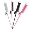 4 Color Rat Tail Highlights Comb with Hair Clip Hair Dyeing Barber Comb Perm Partition Clip Hair Sty