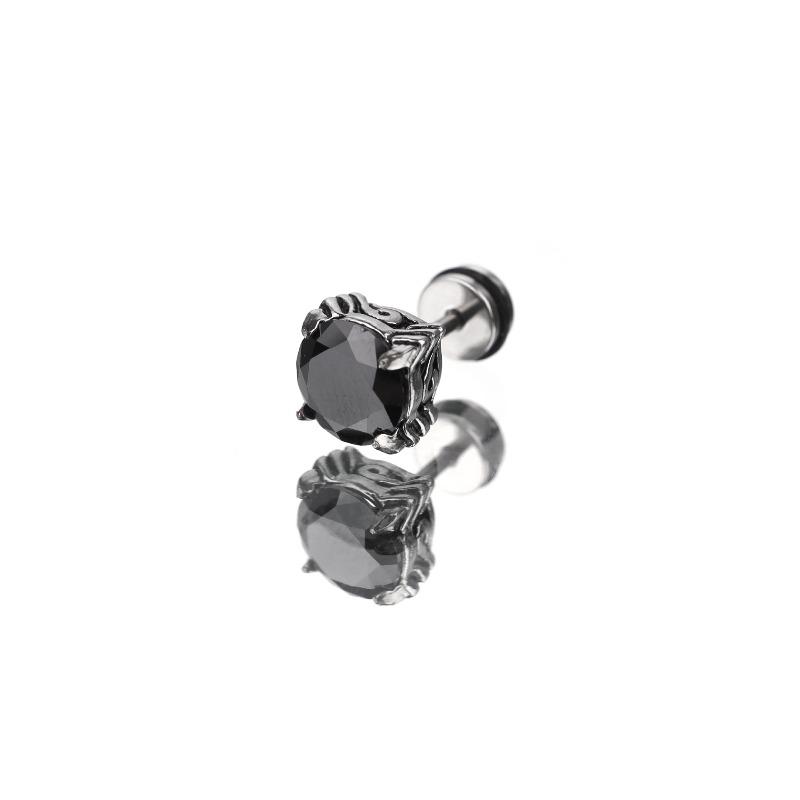 Cold and Cool Ear Pendants - Retro, Sophisticated, Minimalist Design - for Men with Unique Titanium and Steel Materials