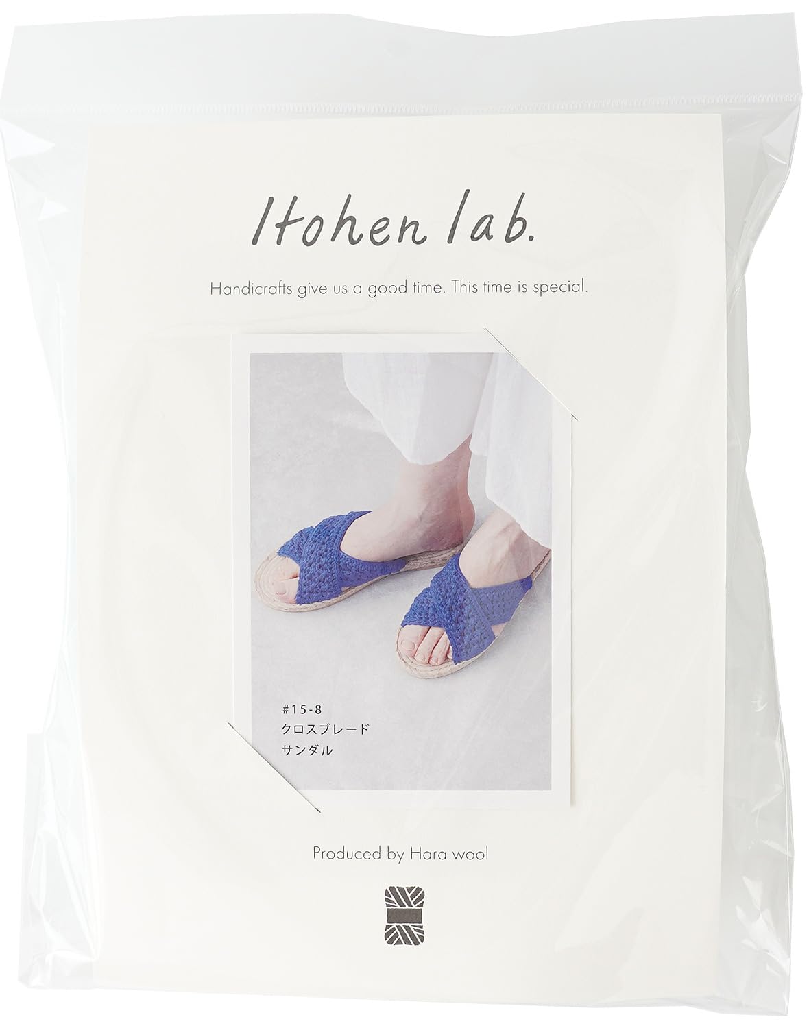 

Набор для вязания из необработанной шерсти #15-8 Сандалии Crossblade синий