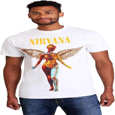 Nirvana In Utero T-Shirt, White, XX-Large