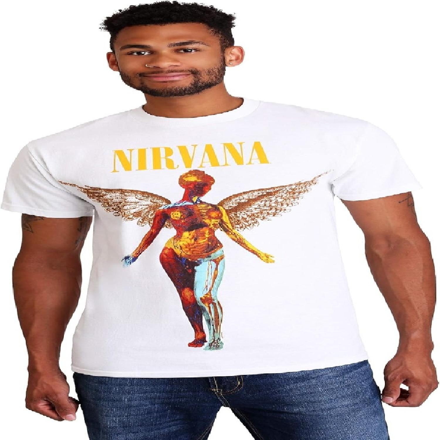 Футболка Nirvana In Utero, Белая, XX-Большая XXXXXL белый
