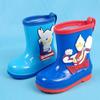 Ultraman Summer Four Seasons Children's Rain Boots Boys Cute Cartoon Overshoes Waterproof Tiga Zero Mid-Calf Water Shoes