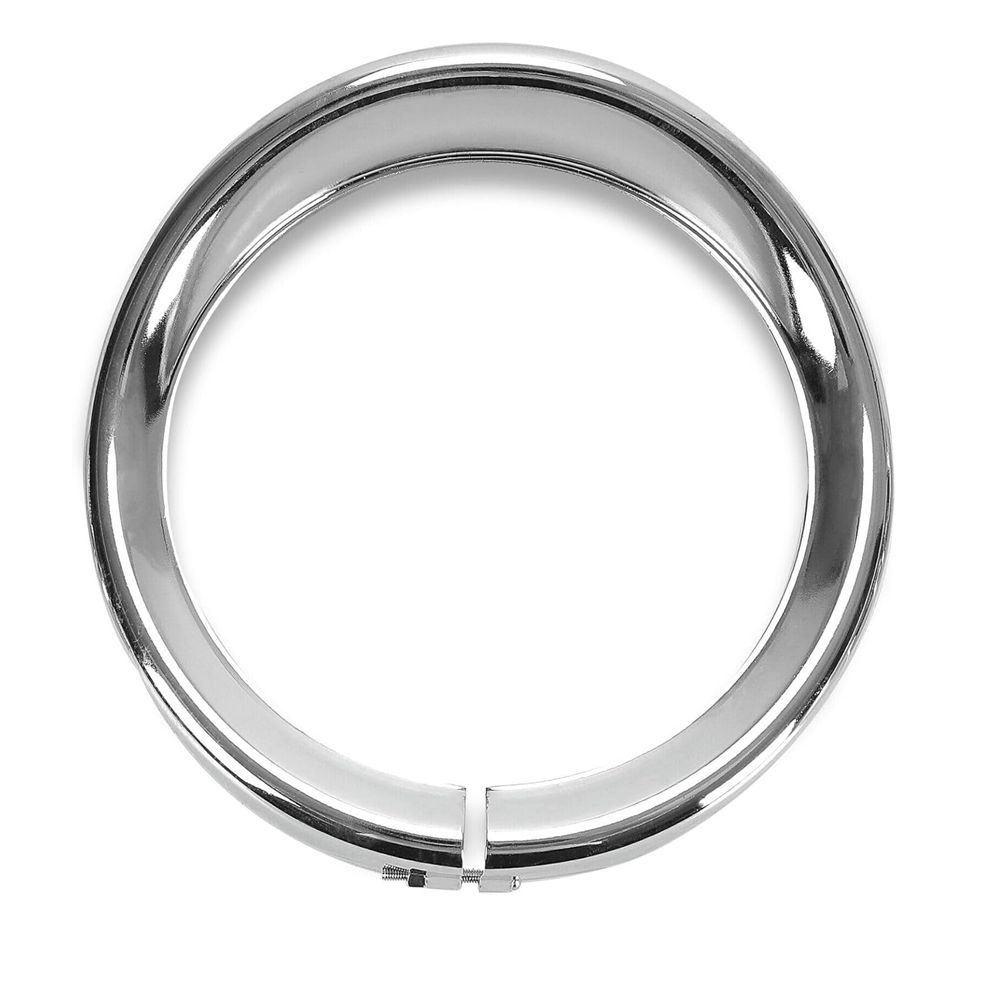 Motorcycle Headlight Trim For Harley Touring Road King Electra Glide Softail FLD/FLH 7" Ring Bezel Visor 4.5" led Fog light