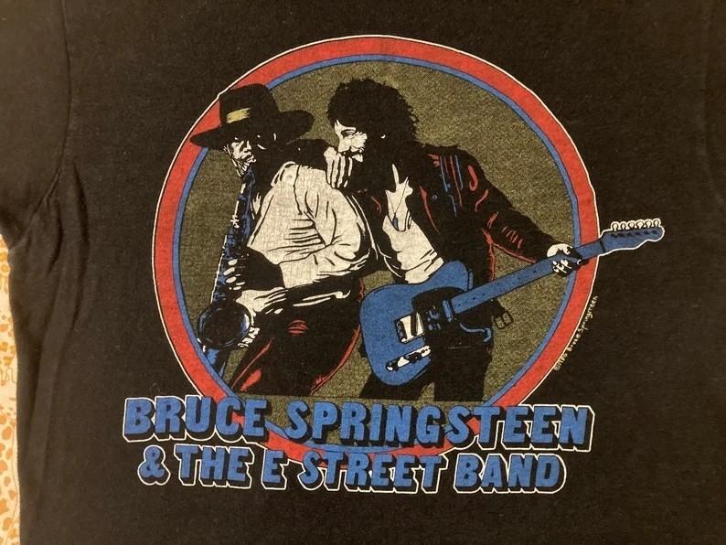 BRUCE SPRINGSTEEN 1980 Tour Black Unisex Cotton T-shirt S-5XL WA2386 XXXL