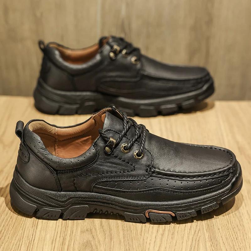 Pantofi de afaceri pentru bărbați Pantofi de modă din piele naturală pentru bărbați cu fund moale pantofi pentru bărbați ocazionali pantofi pentru bărbați confortabili, respirabili