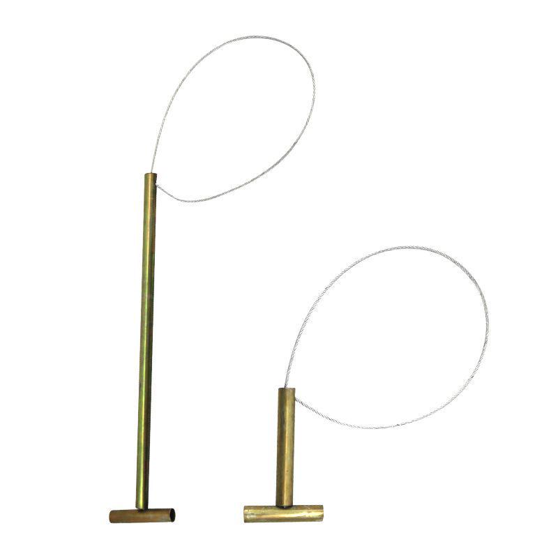 Stainless Steel Long/Short Handle Pig Snare for Veterinary Use