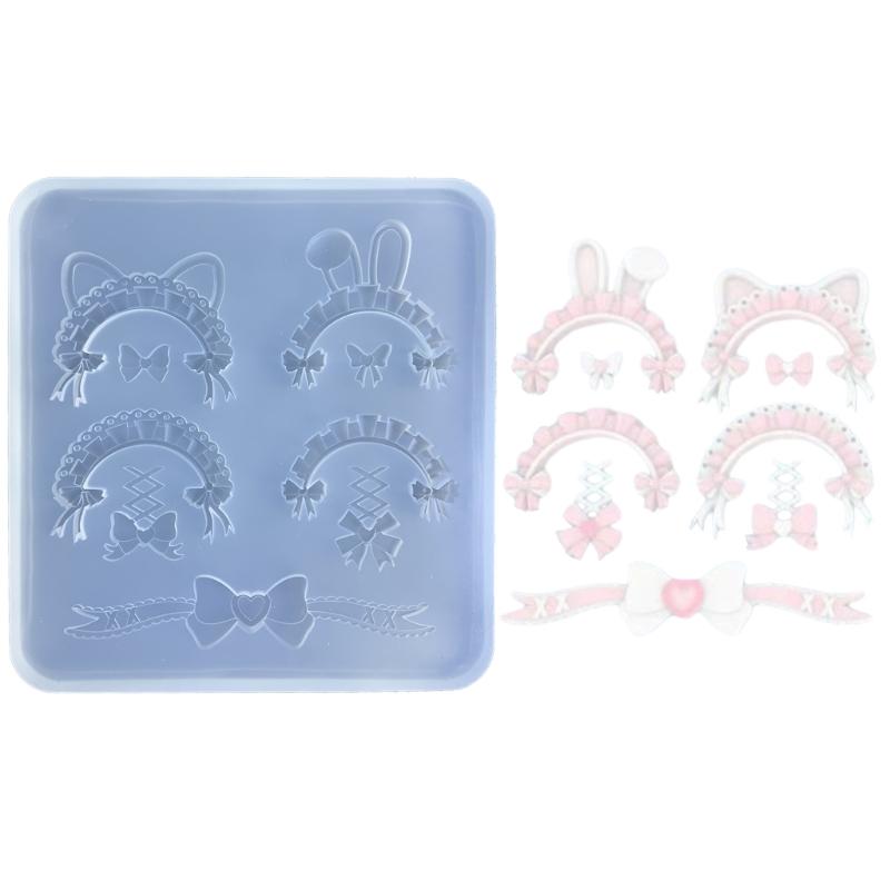 

Unique Diy Silicone Mold for Making Maid Accessories Perfect for Craft Enthusiasts Costume Designers and Makeup Artists