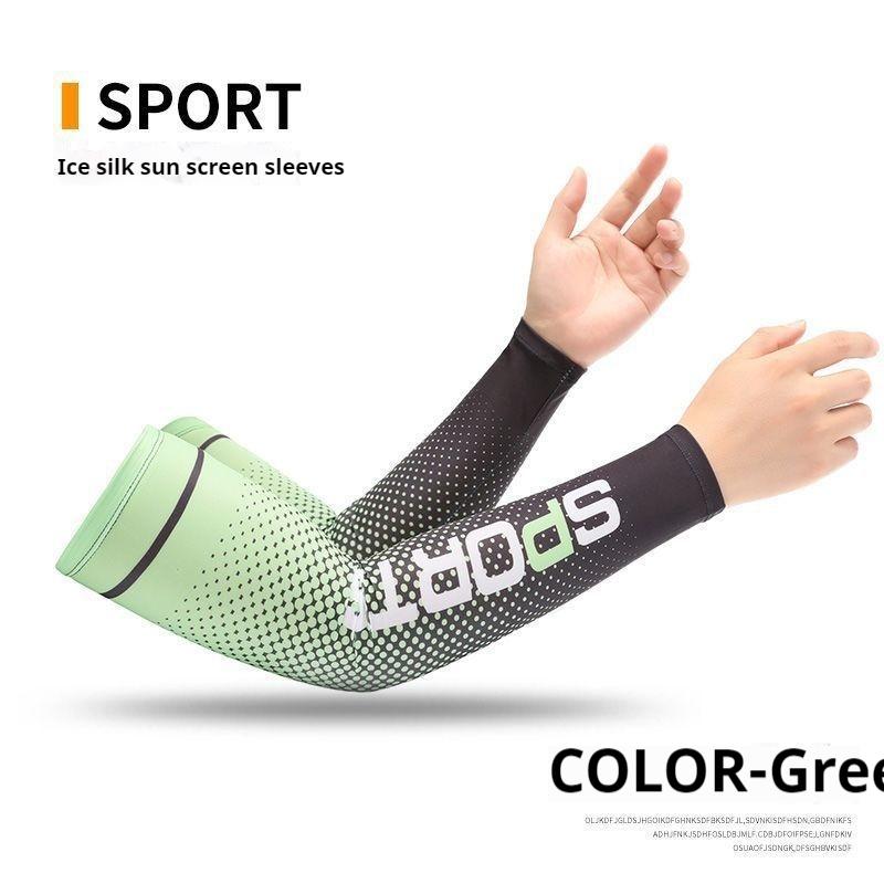 Ice Sleeved Gradient Summer Ice Silk Sun Protection Sleeved Men and Women Cycling Outdoor UV Protection