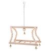 Pet Parrot Toy Wooden Climbing Swing Ladder for Birds Hamster