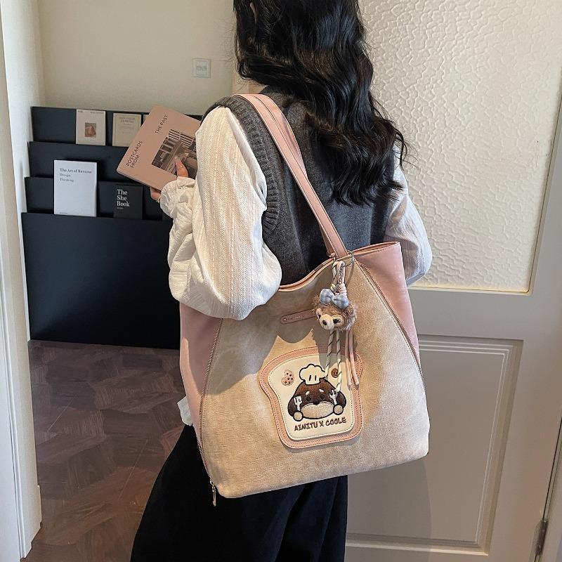 Amy Rabbit women's bag new retro simple fashion versatile style large capacity commuting shoulder tote bag
