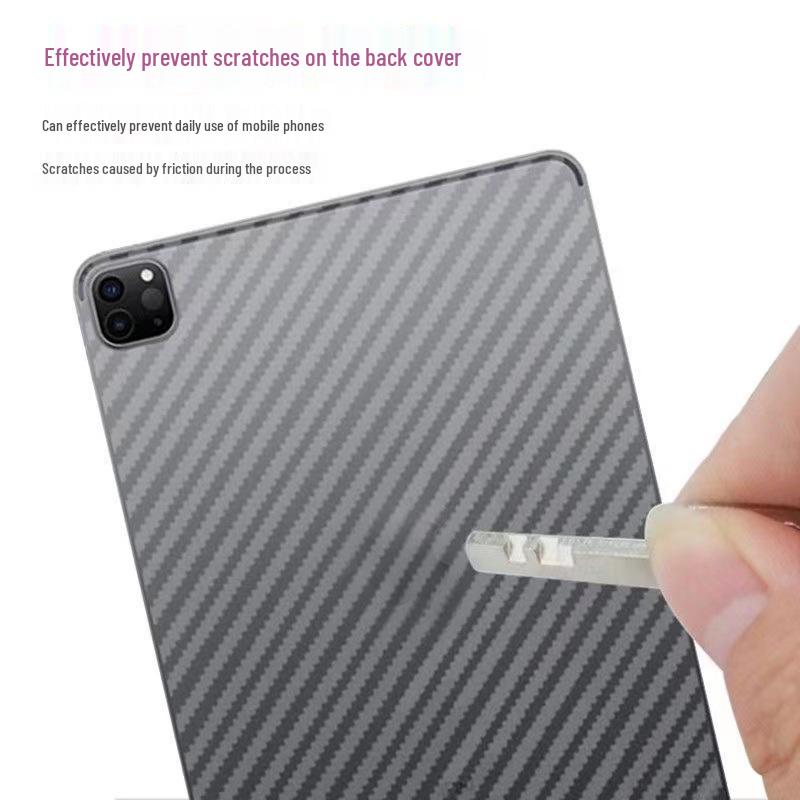 Realme Pad Air2 & vivo iQOO Pad2Pro Scratch-Resistant Carbon Fiber Back Film