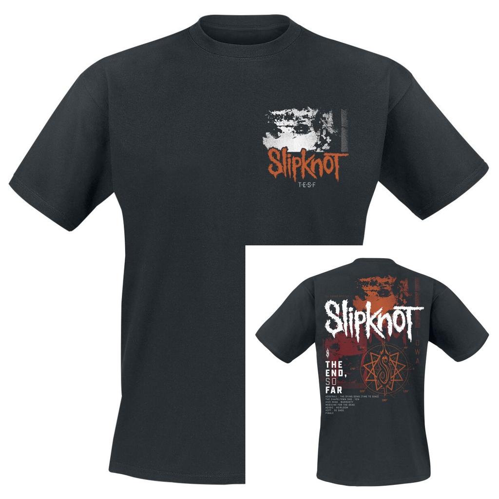 Retro Summer Slipknot Graphic Cotton Band Tshirt Unisex Summer Short Sleeve Fashion Brand Tee Luxury Casual Vintage Tees