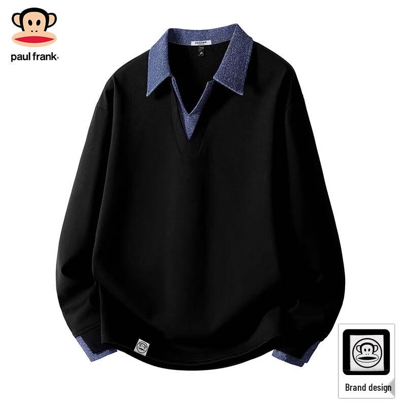 

Paul Frank Men s American Style Stand Collar Long Sleeve Sweatshirt