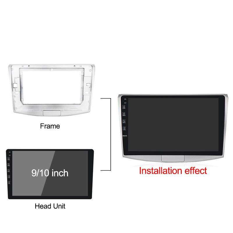 Large Screen Android Navigation System w/ Trim Wire Harness for VW Model B6/B7/Magotan/CC (10-15)