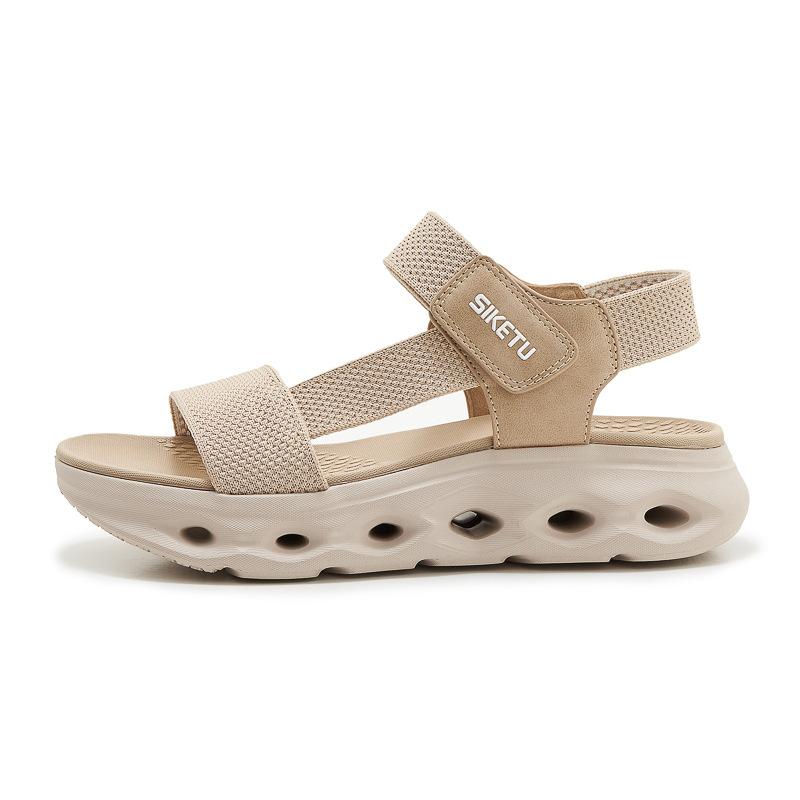 New Thick Soled Sandals Lightweight, Anti Slip, Comfortable, Casual Sports Velcro Women's Shoes