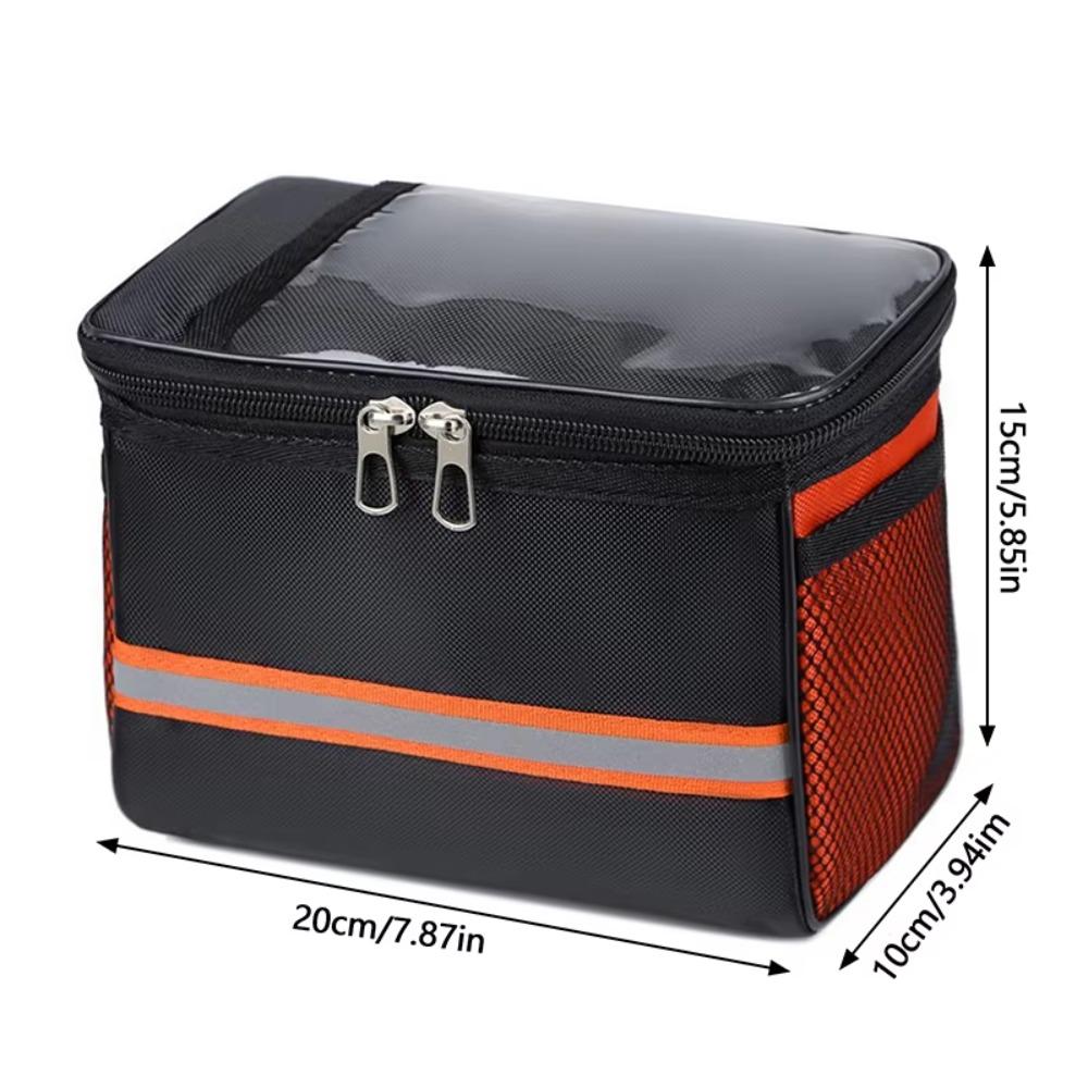 Large-capacity Bicycle Handlebar Basket Cycling Front Frame Pannier Bicycle Accessories