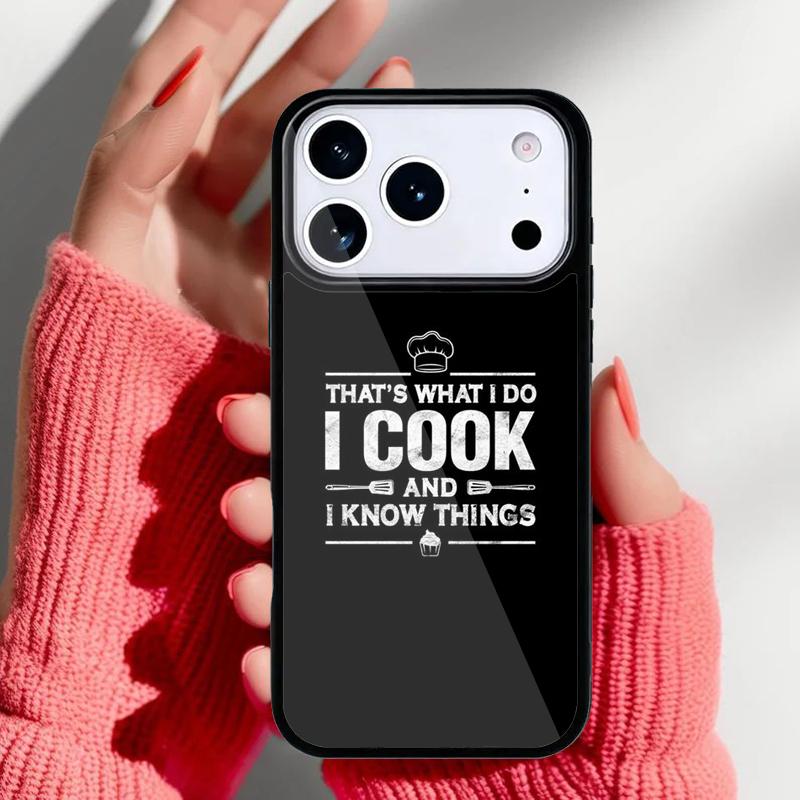 Baking Cook Chef soft Phone Case for iPhone 17 16 15 14 13 Pro Max Back Cover for 12 11 Pro Coque