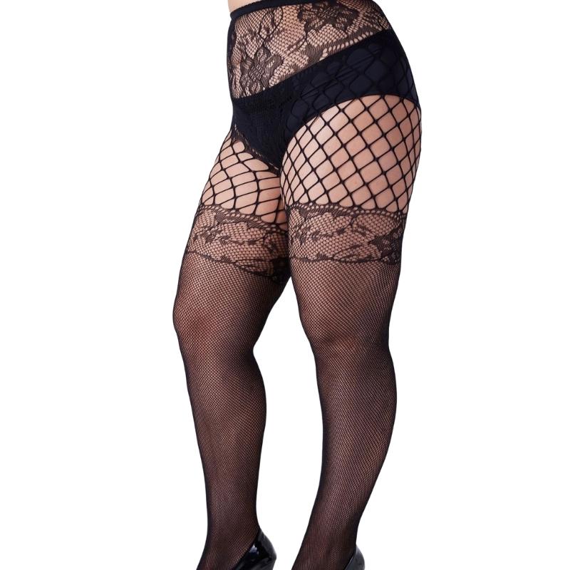 Patterned Tights Fishnet Stockings High Waist Pantyhose Stockings Leggings Lace Tights for Women Girls Summer Leggings