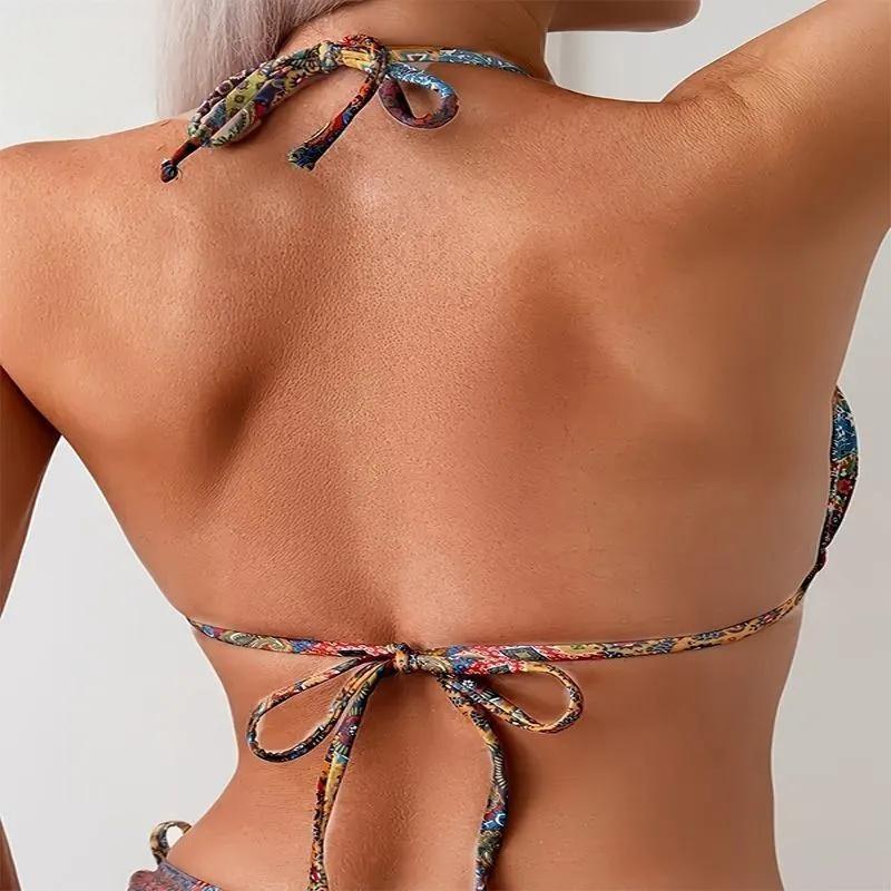 Bikini Small Chest Push Up Slim Hot Spring Resort Swimsuit