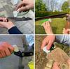 Portable PVC Knife Sharpener, Compact Manual Blade Sharpening Tool for Knives Axes, Outdoor Camping Gear