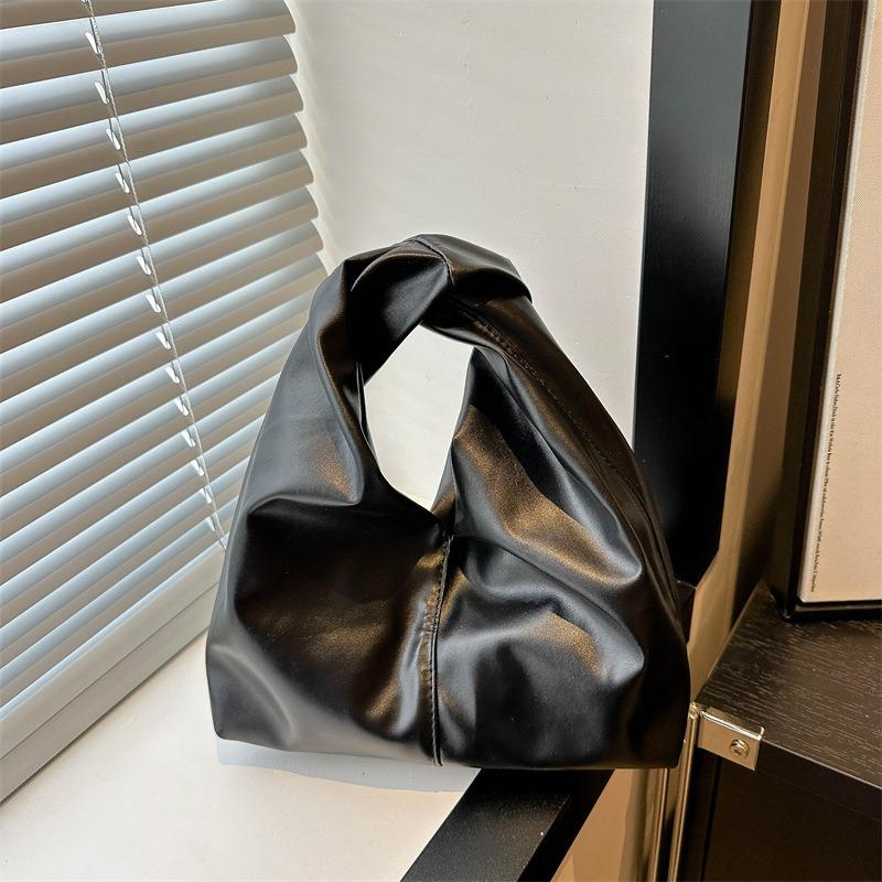 Tote bag fashionable pleated cloud bag 2 trendy personality simple portable lazy casual large capacity armpit bag