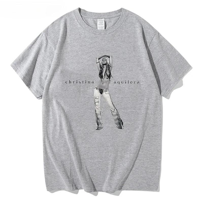2026 Christina Aguilera Anniversario Anniversario Donna e Uomo Moda Universale Streetwear Estetica del Modello T-shirt