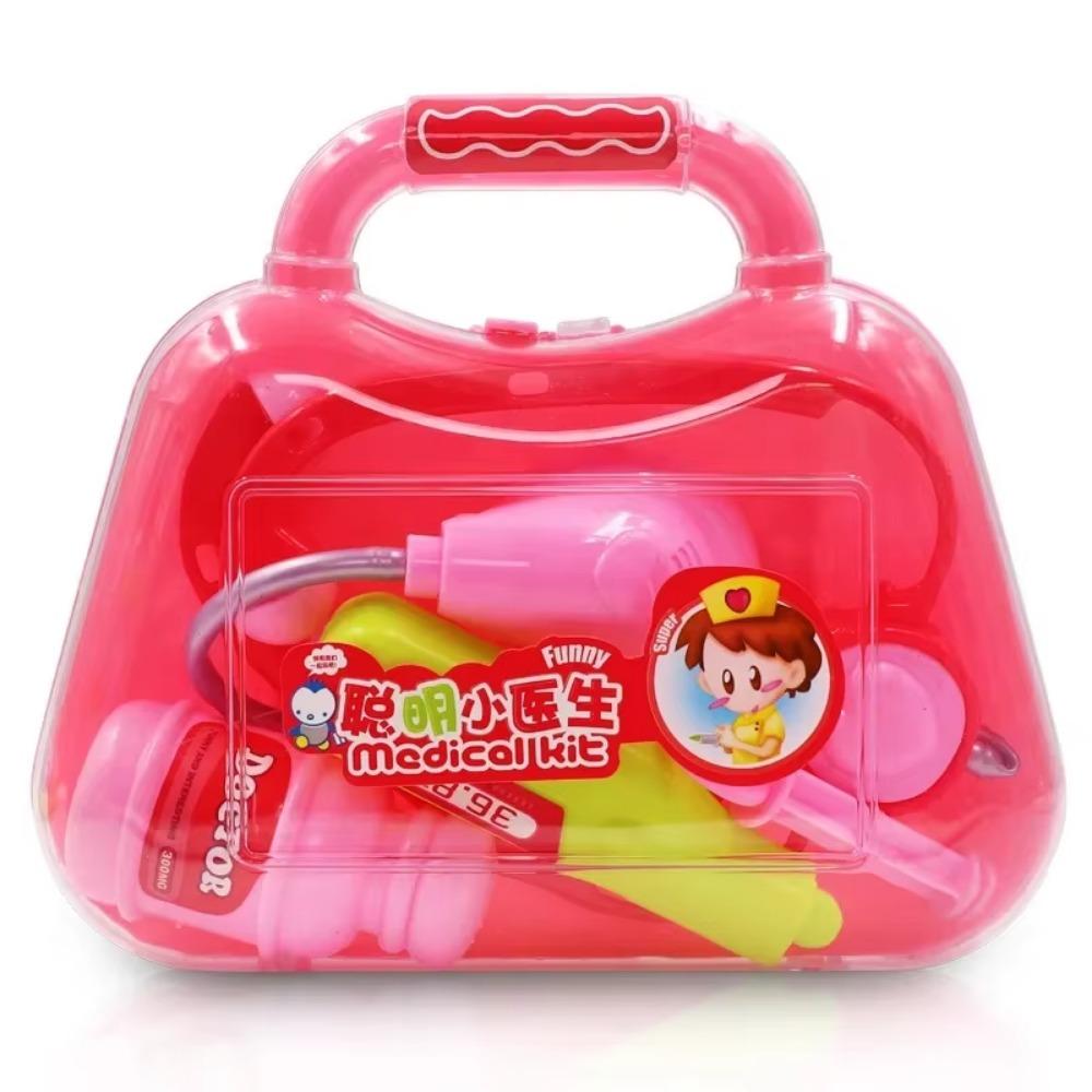 Kids Toys Doctor Set Baby Suitcases Medical Kit Cosplay Dentist Nurse Simulation Medicine Box with Doll Costume Stethoscope Gift