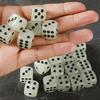 10Pcs Luminous-Dices Set Glow in The Dark Dices Set 14/16mm 6 Sided Dices Cubes