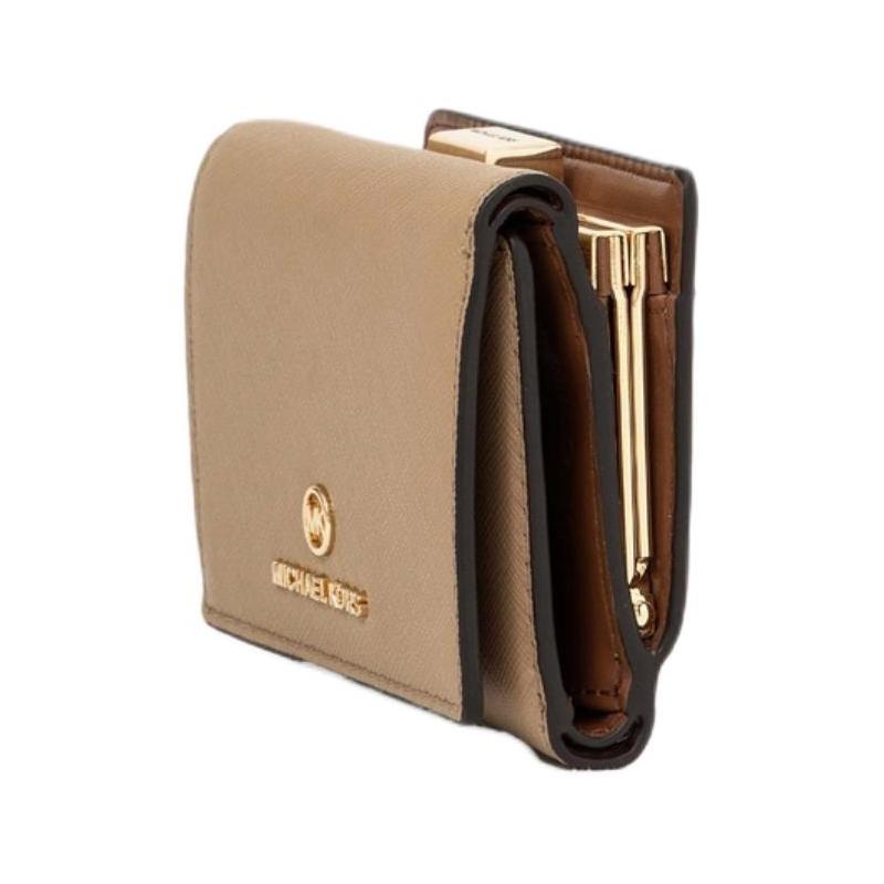 MICHAEL KORS Gold Hardware Cowhide Wallet Medium Women's Camel