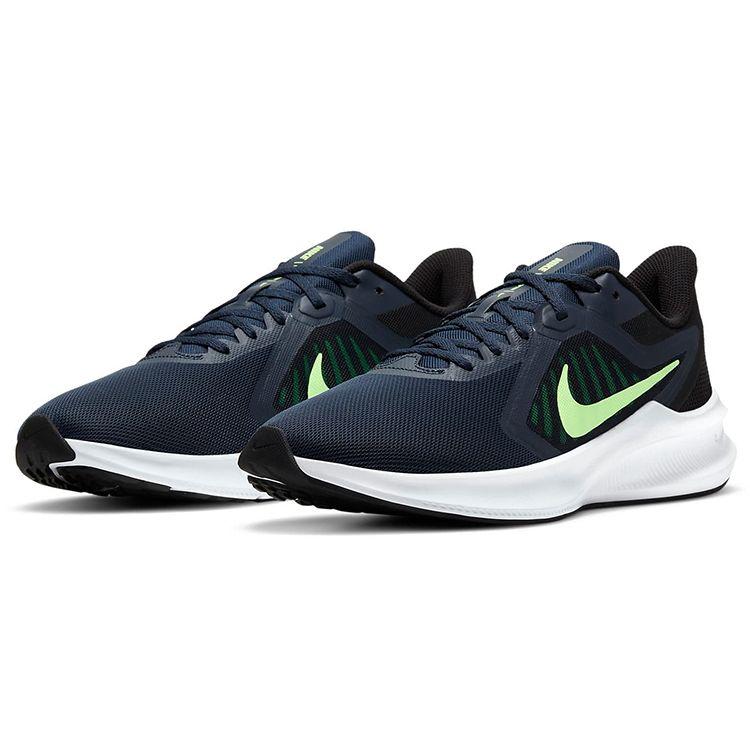 Nike Downshifter 10 Comfortable Breathable Mesh Fabric Cushioning Non-Slip Wear-Resistant Low-Top Casual Running Shoes Men Sneakers Black CI9981-404