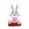 Easter Rabbit-shaped  Inflatable  Model 1.2m Rope Hanging Tree Pendant Led Light Up Event Venue Decoration Props For Outdoor Indoor