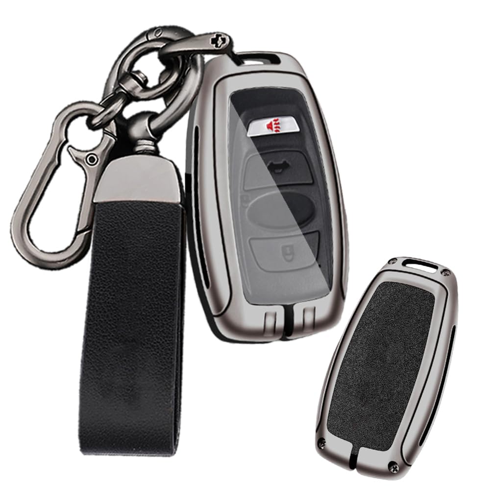 [ontto] Smart Key Case, Key Cover, Key Holder, Metal + Leather, Compatible with G4,