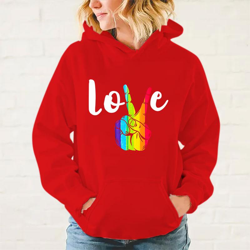 Y2k Hoodies Fashion Hoodies Funny Lgbt Love Hoodie Harajuku Sweatshirts Women Long Sleeve Clothes