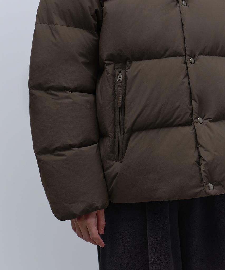 Musinsa Standard Snap Down Short Padded Jacket [Brown]