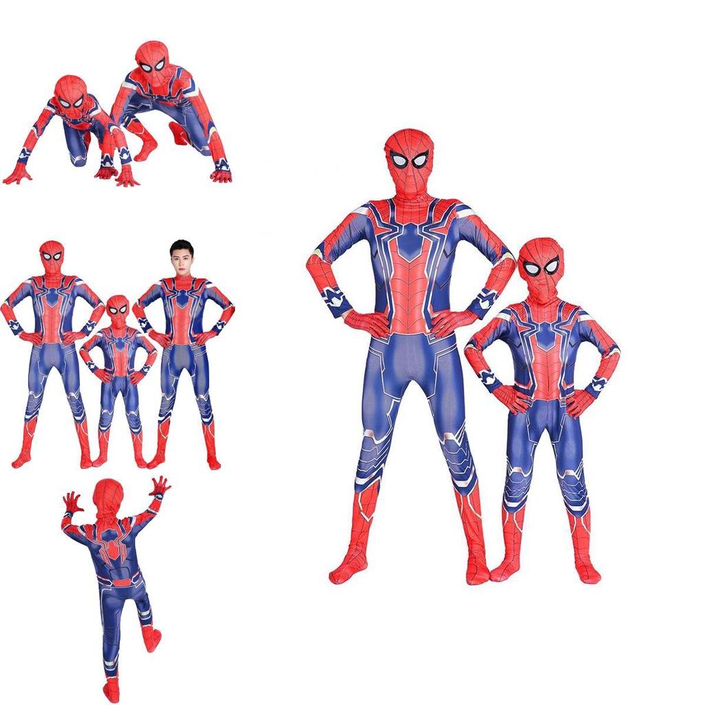 Exquisite Iron Spider-man Cosplay Costume Featuring Perfect Stitches For Halloween Fun