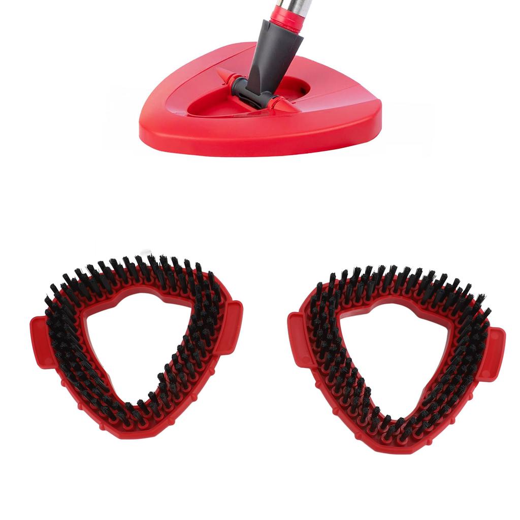 2pcs Scrub Brush Replacement Tile Floor Cleaning Triangle Mop Scrubber Brush Attachment For O Ceda EasyWring 1 Tank System