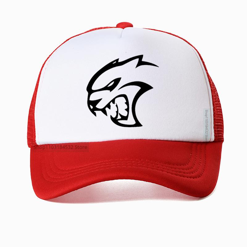 Hell Cat Head sports cap Outdoor breathable mesh hats adjustable Baseball Cap