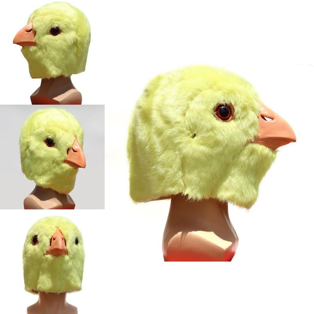 Animal Chick Latex Mask With Funny Design For Halloween Costume Party And Diy Cosplay