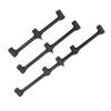 Heavy Type Aluminum Alloys Fishing Rod Holder With Smarted Bites Alarms Adjustable Height Fishing Rack for Beach Fishing