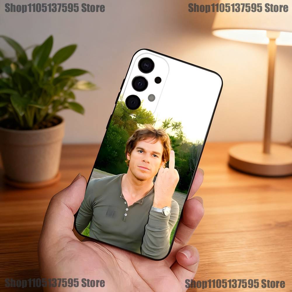 D-Dexter Morgan Phone Case For Samsung S25,S24,S21,S22,S23,S30,Ultra,S20,Plus,Fe,Lite,5G Black Cover