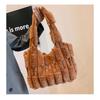Korean Style Lazy Plush Bag Cute Fluffy Women's 2025 New Handbag Casual One-shoulder Tote