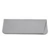 Portable PVC Leather Eyeglass Case - Slant Mouth Design for Sunglasses & Reading Glasses.
